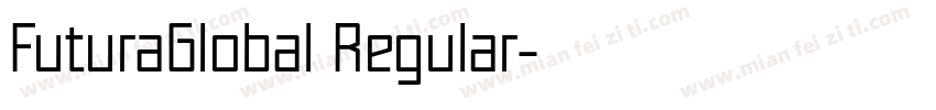 FuturaGlobal Regular字体转换